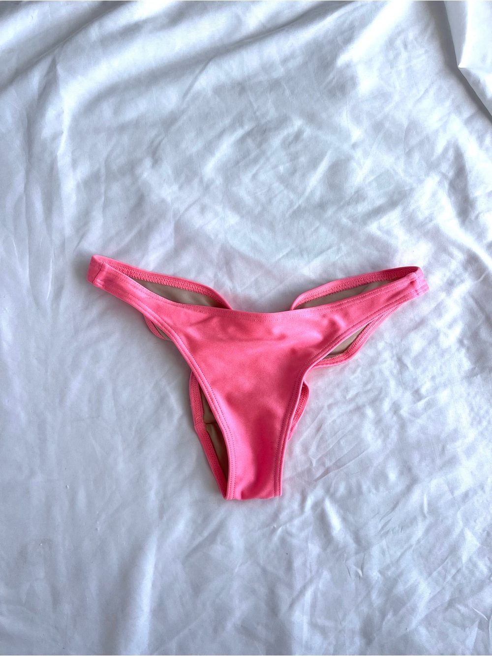 American Apparel Swim Pink Bikini Bottom - Classic Cut XS